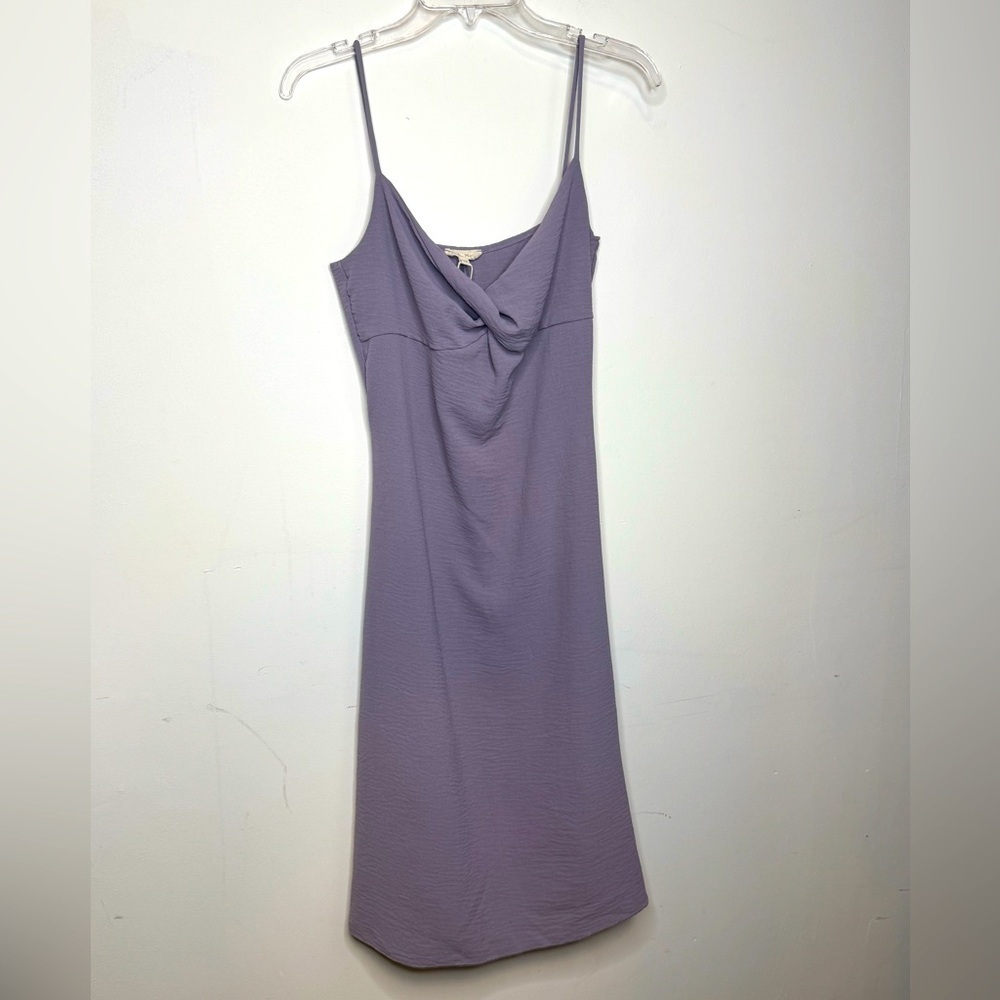 Lavender Purple Slip Dress women’s small Crepe Sundress Flowy See You Monday